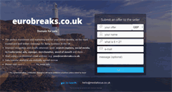 Desktop Screenshot of eurobreaks.co.uk